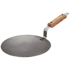 Deals and Offers on Cookware - Amazon Brand - Solimo Iron Concave Tawa 25 cm, Tava Deals, Discounts & Offers on Cookware - Amazon Brand - Solimo Iron Concave Tawa 25 cm, Tava