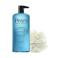 Deals, Discounts & Offers on  - Pears Pure & Gentle Mint Extract Body Wash With Glycerin, Dermatogically Tested, 100% Soap Free Shower gel,Imported,750 ml (Free Loofah)