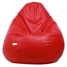 Deals, Discounts & Offers on Furniture - Sattva Classic 2XL Bean Bag Filled with Beans - Red