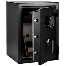 Deals and Offers on - amazon basics Fire Resistant Security Safe For Home & Office, 35 Litres Deals, Discounts & Offers on - amazon basics Fire Resistant Security Safe For Home & Office, 35 Litres