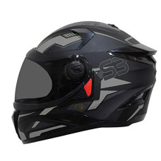 Deals, Discounts & Offers on  - Steelbird SBH-17 Terminator ISI Certified Full Face Graphic Helmet in Matt Finish