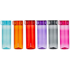 Deals and Offers on - Amazon Brand - Solimo Plastic Water Bottle, 800ml, 6 Pieces, White Deals, Discounts & Offers on - Amazon Brand - Solimo Plastic Water Bottle, 800ml, 6 Pieces, White