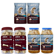 Deals and Offers on Food and Health - Meat Up Adult Dog Food, 10 kg (Buy 1 Get 1 Free) & Chicken Flavour Real Chicken Biscuit, 1kg (Buy 1 Get 1 Free) & Calcium Bone Jar, Dog Supplement Treats - 240 g, 30 Pieces (Buy 1 Get 1 Free) Deals, Discounts & Offers on Food and Health - Meat Up Adult Dog Food, 10 kg (Buy 1 Get 1 Free) & Chicken Flavour Real Chicken Biscuit, 1kg (Buy 1 Get 1 Free) & Calcium Bone Jar, Dog Supplement Treats - 240 g, 30 Pieces (Buy 1 Get 1 Free)