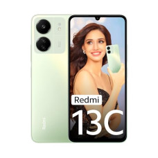 Deals, Discounts & Offers on Electronics - Redmi 13C (Starshine Green, 4GB RAM, 128GB Storage) | Powered by 4G MediaTek Helio G85 | 90Hz Display | 50MP AI Triple Camera