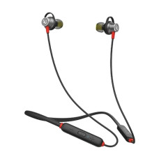 Deals, Discounts & Offers on Mobile Accessories - Infinity - JBL Glide N120, in Ear Wireless Earphones with Mic, Deep Bass, Dual Equalizer, 12mm Drivers, Premium Metal Earbuds, Comfortable Flex Neckband, Bluetooth 5.0, IPX5 Sweatproof (Black & Red)