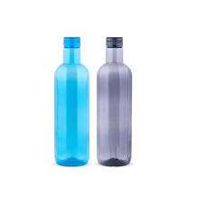 Deals, Discounts & Offers on  - Attro A Linea 1000Ml Plastic Unbreakable Fridge Bottle For Office, Sports, School, Travelling, Gym, Yoga-Bpa And Leak Free, Assorted- Set Of 2