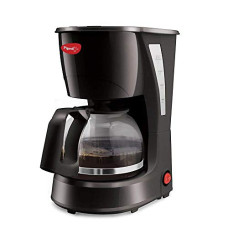 Deals and Offers on - Pigeon Brewster Coffee Maker, 600 Watt, 4 Cups Drip Coffee maker (Black) Deals, Discounts & Offers on - Pigeon Brewster Coffee Maker, 600 Watt, 4 Cups Drip Coffee maker (Black)
