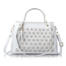 Deals, Discounts & Offers on  - Envias Leatherette Handbags For Women's Ladies (D-39-White)