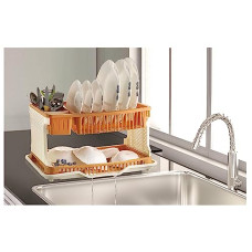 Deals and Offers on - ARISTO Lenovo Plastic Kitchen Organizer Rack with Water Storing Tray (Assorted),(51 x 33 x 27 )cm Deals, Discounts & Offers on - ARISTO Lenovo Plastic Kitchen Organizer Rack with Water Storing Tray (Assorted),(51 x 33 x 27 )cm