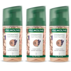 Deals, Discounts & Offers on  - PALMOLIVE Hydrating Foam Facewash, 100ml x 3 (300ml) (Pack of 3) Face Wash(300 ml)