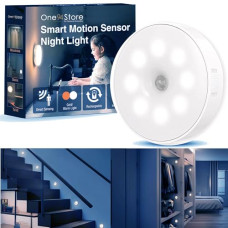 Deals, Discounts & Offers on  - One94Store Motion Sensor Light for Home with USB Charging Self Adhesive LED Nightlight Rechargeable Body Sensor Wall Light