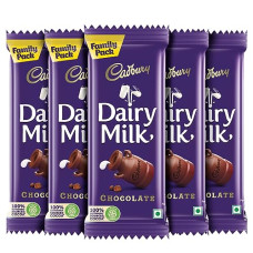Deals, Discounts & Offers on  - Cadbury Dairy Milk Chocolate Bar Family Pack, 134 g (Pack of 5)