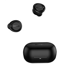 Deals and Offers on - Philips Audio Tws Tat1215 Bluetooth Truly Wireless In Ear Earbuds With Mic With 18 Hr Playtime - 6+12, Ipx4, Voice Assistant (Black) Deals, Discounts & Offers on - Philips Audio Tws Tat1215 Bluetooth Truly Wireless In Ear Earbuds With Mic With 18 Hr Playtime - 6+12, Ipx4, Voice Assistant (Black)