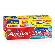 Deals and Offers on - Anchor Red Cooling Fresh Gel Toothpaste 300Ggm (150gx2) Deals, Discounts & Offers on - Anchor Red Cooling Fresh Gel Toothpaste 300Ggm (150gx2)