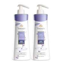 Deals, Discounts & Offers on  - Yardley London English Lavender Moisturizing Body Lotion, Germ shield, 400ml [350ml +50ml free] (Pack of 2)