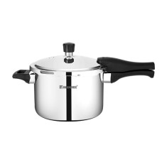 Deals, Discounts & Offers on Cookware - Bergner Trimax Stainless Steel Outer-Lid Pressure Cooker, Capacity 3.0 Litres, Durable Triply Construction, Easy and Secure Locking, Silicone Gasket