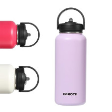 Deals, Discounts & Offers on  - CAROTE Stainless Steel Water Bottle with Straw, Vacuum Insulated Water Flask, Double Walled Drink Flask