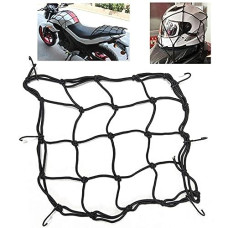 Deals, Discounts & Offers on  - CareFlection Universal Bungee Cargo Luggage Net Holder - Strong and Elastic 30 x 30cm Mesh Soft Rope Straps for Holding Bags, Helmet, Luggage or Box