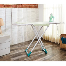 Deals, Discounts & Offers on  - Amazon Brand - Solimo Wooden Ironing Board/TablewithIron Holder, Foldable & Adjustable (122 x 40cm) Grey