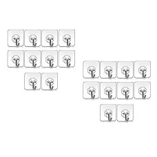 Deals and Offers on - Wall Hooks Shelf Heavy Duty Hooks For Hanging 10KG (Max) Magic Stickers Hooks Seamless Transparent Adhesive Hooks Deals, Discounts & Offers on - Wall Hooks Shelf Heavy Duty Hooks For Hanging 10KG (Max) Magic Stickers Hooks Seamless Transparent Adhesive Hooks