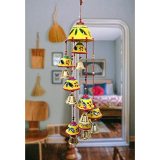 Deals and Offers on - SANWARIYA ART GALLERY Decor Rajasthani Painting Design 7 Bells Decorative Hanging Wind Chimes Deals, Discounts & Offers on - SANWARIYA ART GALLERY Decor Rajasthani Painting Design 7 Bells Decorative Hanging Wind Chimes