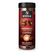Deals and Offers on - Bevzilla 200 Gram 100% Arabica Instant Classic Strong Coffee Powder | Make 100 Cups | Strong Coffee| Classic Coffee| Espresso, Latte & Cappucino| Hot & Cold Coffee | Unbreakable Jar Deals, Discounts & Offers on - Bevzilla 200 Gram 100% Arabica Instant Classic Strong Coffee Powder | Make 100 Cups | Strong Coffee| Classic Coffee| Espresso, Latte & Cappucino| Hot & Cold Coffee | Unbreakable Jar