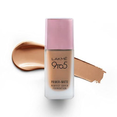Deals and Offers on Beauty Care - LAKM 9 To 5 Primer + Matte Perfect Cover Liquid Foundation, C280 Cool Tan, 25ml Matte Finish Deals, Discounts & Offers on Beauty Care - LAKM 9 To 5 Primer + Matte Perfect Cover Liquid Foundation, C280 Cool Tan, 25ml Matte Finish