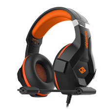 Deals and Offers on - Cosmic Byte H11 Gaming Wired Over-ear Headset with Microphone (Black/Orange, Pack Of 1) Deals, Discounts & Offers on - Cosmic Byte H11 Gaming Wired Over-ear Headset with Microphone (Black/Orange, Pack Of 1)