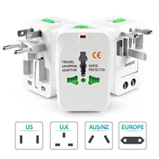 Deals and Offers on Electronics - Technotech Universal Travel Charger Adapter Plug - (White) Deals, Discounts & Offers on Electronics - Technotech Universal Travel Charger Adapter Plug - (White)