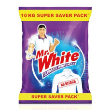Deals, Discounts & Offers on  - Mr.White Detergent Powder 10 Kg, Super Saver Pack| Whiteness Boosters gives Ultimate Whiteness|No Bleach