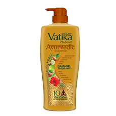 Deals and Offers on - Dabur Vatika Ayurvedic Shampoo - 640ml | Damage Therapy | With Power of 10 ingredients Deals, Discounts & Offers on - Dabur Vatika Ayurvedic Shampoo - 640ml | Damage Therapy | With Power of 10 ingredients