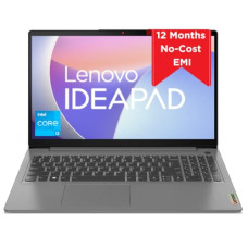 Deals, Discounts & Offers on Laptops - [For SBI Credit Card Emi] Lenovo IdeaPad Slim 3 Intel Core i3 12th Gen 15.6 inch (39.62cm) FHD Thin & Light Laptop (8GB/256GB SSD/Windows 11/3months Game Pass/Arctic Grey/1.63Kg), 82RK011DIN with 12Month No-Cost EMI