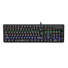 Deals, Discounts & Offers on  - Redgear Shadow Amulet Mechanical Keyboard with Clicky Blue Switch, Rainbow Led Modes, Windows Keylock and Floating Keycaps, Wired