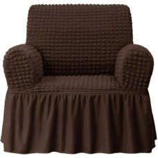 Deals and Offers on - Cortina Polyester Geometric Sofa Cover(Brown Pack of 1) Deals, Discounts & Offers on - Cortina Polyester Geometric Sofa Cover(Brown Pack of 1)
