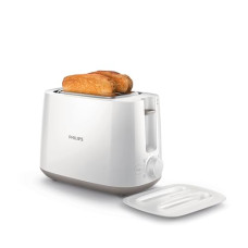 Deals and Offers on - Philips Daily Collection HD2582/00 830-Watt 2-Slice Pop-up Toaster (White) Deals, Discounts & Offers on - Philips Daily Collection HD2582/00 830-Watt 2-Slice Pop-up Toaster (White)