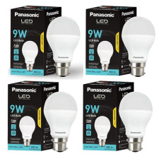 Deals and Offers on - Panasonic 9W LED Bulb | LED Bulb 9 watt with B22 Base | 4kV Surge Protection 9 Watt Bulb (Cool Day Light, Pack of 4) Deals, Discounts & Offers on - Panasonic 9W LED Bulb | LED Bulb 9 watt with B22 Base | 4kV Surge Protection 9 Watt Bulb (Cool Day Light, Pack of 4)