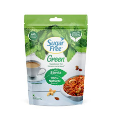 Deals, Discounts & Offers on  - Sugar Free Green Stevia Pouch 400 g |100% Plant based Natural Sweetener | Equivalent to Sweetness from 1Kg Sugar | 100% Natural Stevia leaves| Sweet like Sugar but with zero calories