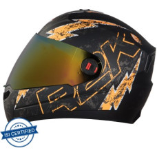 Deals and Offers on - Steelbird R2K LIVE Motorbike Helmet(Matt Black Orange with Chrome Gold Visor) Deals, Discounts & Offers on - Steelbird R2K LIVE Motorbike Helmet(Matt Black Orange with Chrome Gold Visor)