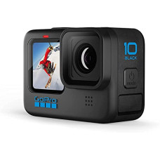 Deals, Discounts & Offers on  - [For SBI Credit Card] GoPro HERO10 Black - Waterproof Action Camera with Front LCD and Touch Rear Screens, 5.3K60 Ultra HD Video, Optical 1X and Digital 4X 23MP Photos (1 Year INTL Warranty + 1 Year in Warranty)