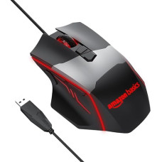 Deals and Offers on - AmazonBasics USB Wired Ergonomic Gaming Mouse with 7 Programmable Keys | 6400 DPI Deals, Discounts & Offers on - AmazonBasics USB Wired Ergonomic Gaming Mouse with 7 Programmable Keys | 6400 DPI