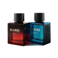 Deals, Discounts & Offers on Beauty Care - BLANKO by KING - Dusk and Dawn Luxury Perfume for Men 2x100ml with Patchouli, Amber & Musk Scent| Solid Long Lasting Smell Eau De Parfum | Gift Set