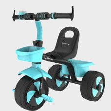 Deals and Offers on - Lifelong Kids Tricycle with EVA Wheels, Bell & Storage Basket|Baby Trike|Age Group 2 Years to 5 Years Carrying Capacity Upto 30 kgs (LLKTC04, Black & Blue) Deals, Discounts & Offers on - Lifelong Kids Tricycle with EVA Wheels, Bell & Storage Basket|Baby Trike|Age Group 2 Years to 5 Years Carrying Capacity Upto 30 kgs (LLKTC04, Black & Blue)