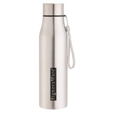 Deals and Offers on - Signoraware Blaze Single Walled Stainless Steel Fridge Water Bottle, 1 Litre, Silver,Set of 1 Deals, Discounts & Offers on - Signoraware Blaze Single Walled Stainless Steel Fridge Water Bottle, 1 Litre, Silver,Set of 1