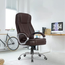 Deals and Offers on Furniture - Green Soul Vienna Premium Leatherette Office Chair, High Back Ergonomic Home Office Executive Chair with Spacious Cushion Seat & Heavy Duty Metal Base (Brown) Deals, Discounts & Offers on Furniture - Green Soul Vienna Premium Leatherette Office Chair, High Back Ergonomic Home Office Executive Chair with Spacious Cushion Seat & Heavy Duty Metal Base (Brown)