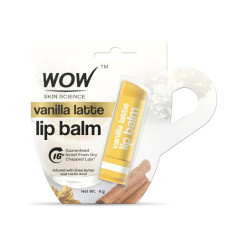 Deals and Offers on - WOW Skin Science Vanilla Latte Lip Balm | Softens Dry & Chapped Lips | Protects Lips From Dryness | Long Lasting Moisturization |Prevent Flaky Lips | 16hrs Guaranteed Relief From Dry Chapped Lips | 4g Deals, Discounts & Offers on - WOW Skin Science Vanilla Latte Lip Balm | Softens Dry & Chapped Lips | Protects Lips From Dryness | Long Lasting Moisturization |Prevent Flaky Lips | 16hrs Guaranteed Relief From Dry Chapped Lips | 4g