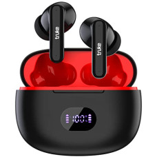 Deals, Discounts & Offers on Headphones - truke Air Buds+ True Wireless Earbuds with Mic Quad-Mic Noise Cancellation(AI-ENC)