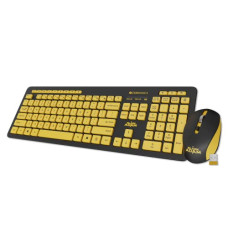 Deals, Discounts & Offers on  - ZEBRONICS Dc Black Adam Edition Companion 500 Wireless Combo with Silent Use, Chiclet Keys, 1600 Dpi, Power Saver, On/Off Switch, Integrated Multimedia and Slim Design, Keyboard and Mouse Set
