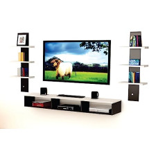 Deals and Offers on Furniture - Dime Store Wooden Wall Mounted TV Unit for Living Room, TV Cabinet for Wall, TV Stand for Wall, TV Stand Unit Wall Shelf Deals, Discounts & Offers on Furniture - Dime Store Wooden Wall Mounted TV Unit for Living Room, TV Cabinet for Wall, TV Stand for Wall, TV Stand Unit Wall Shelf
