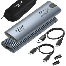 Deals and Offers on - NVME M2 Enclosure, PiBOX India NVMe / NGFF SATA Dual Protocol SSD Enclosure - USB 3.2 10Gbps, Tool-Free M.2 NVMe Case, PCI-E NVMe Reader, USB-C, Supports M & B&M Keys, 2230/2242/2260/2280 SSD RTL9210B Deals, Discounts & Offers on - NVME M2 Enclosure, PiBOX India NVMe / NGFF SATA Dual Protocol SSD Enclosure - USB 3.2 10Gbps, Tool-Free M.2 NVMe Case, PCI-E NVMe Reader, USB-C, Supports M & B&M Keys, 2230/2242/2260/2280 SSD RTL9210B