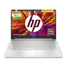 Deals, Discounts & Offers on Laptops - [For SBI Credit Card Emi] HP Laptop 14s, AMD Ryzen 5 5500U, 14-inch (35.6 cm), FHD, 8GB DDR4, 512GB SSD, AMD Radeon Graphics, Backlit KB, Thin & Light, Dual Speakers (Windows 11 Home, MSO 2019, Silver, 1.46 kg), fq1092AU